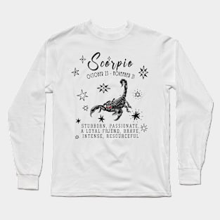 Scorpio horoscope Long Sleeve T-Shirt